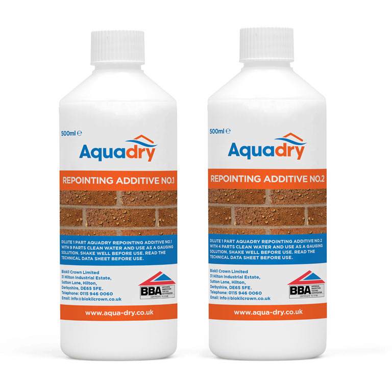 Aquadry Repointing Additives